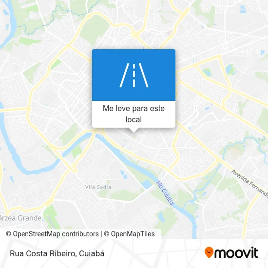 Rua Costa Ribeiro mapa