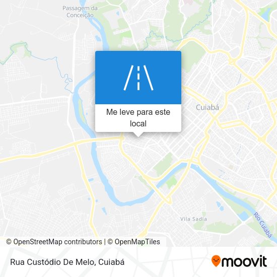 Rua Custódio De Melo mapa