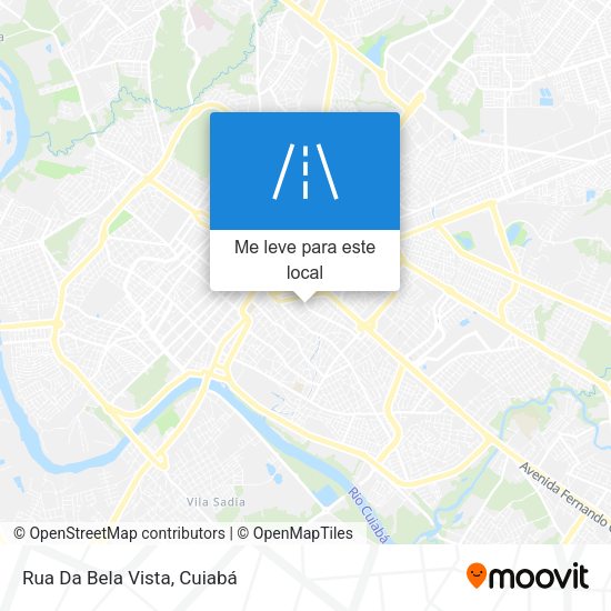 Rua Da Bela Vista mapa