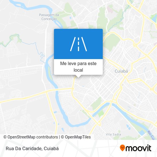 Rua Da Caridade mapa