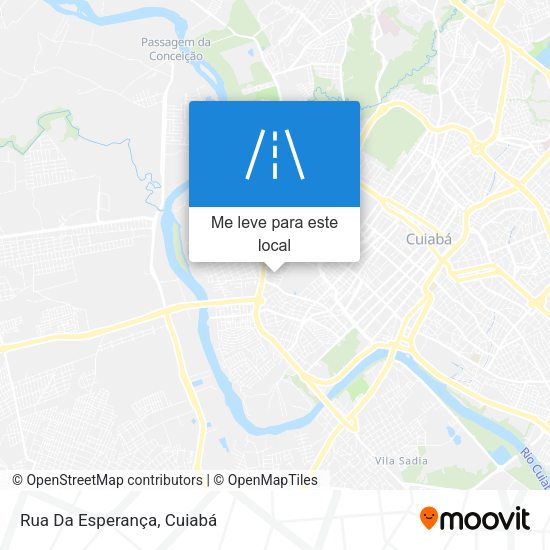 Rua Da Esperança mapa