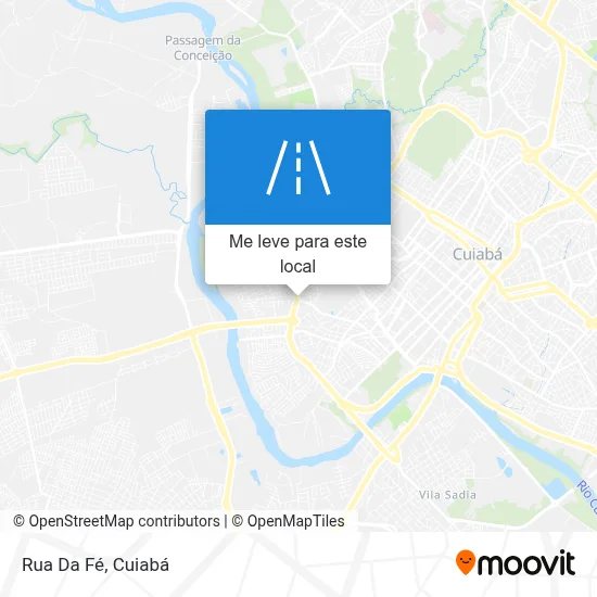 Rua Da Fé mapa