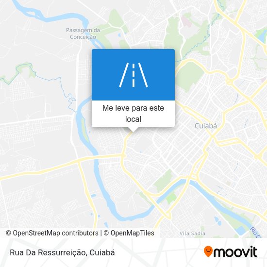 Rua Da Ressurreição mapa