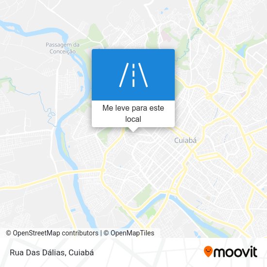 Rua Das Dálias mapa