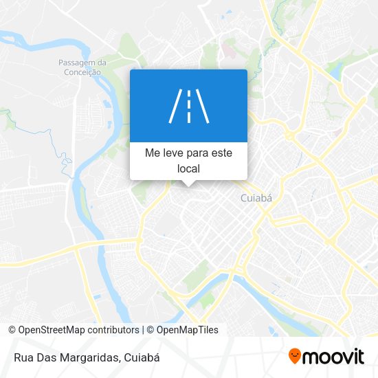 Rua Das Margaridas mapa