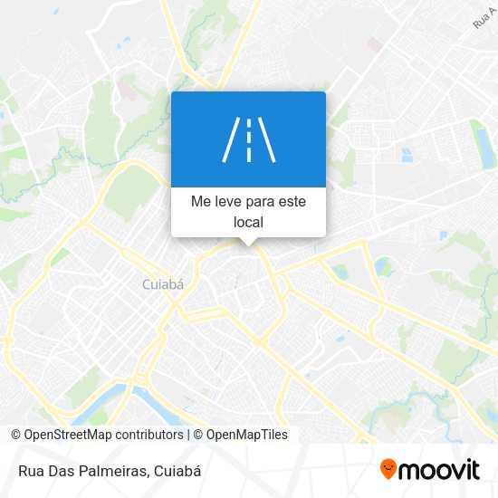 Rua Das Palmeiras mapa