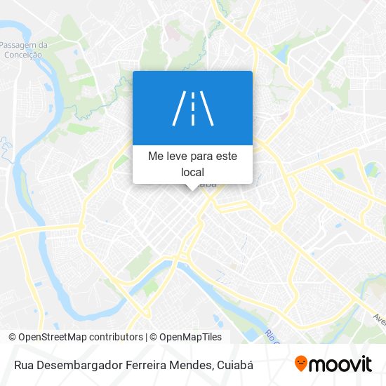 Rua Desembargador Ferreira Mendes mapa