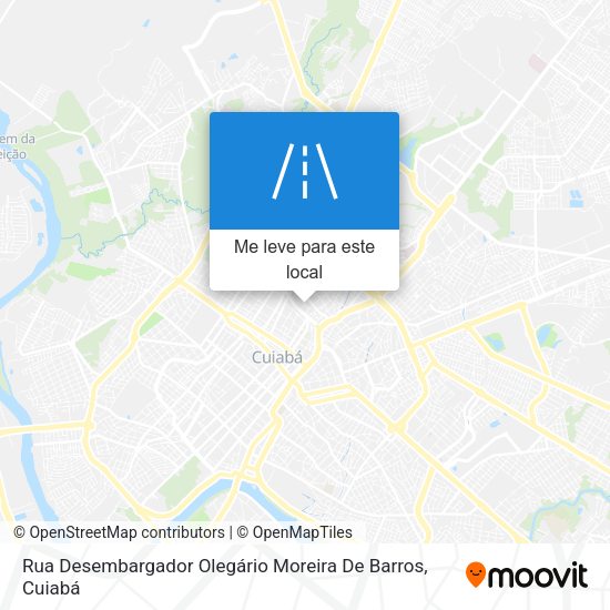 Rua Desembargador Olegário Moreira De Barros mapa
