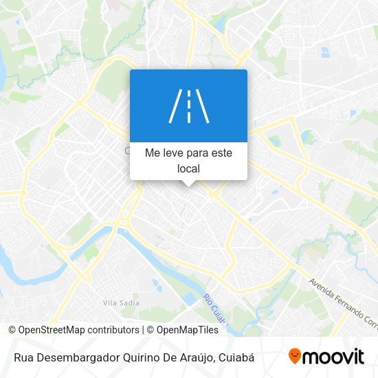 Rua Desembargador Quirino De Araújo mapa
