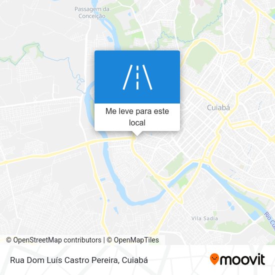 Rua Dom Luís Castro Pereira mapa