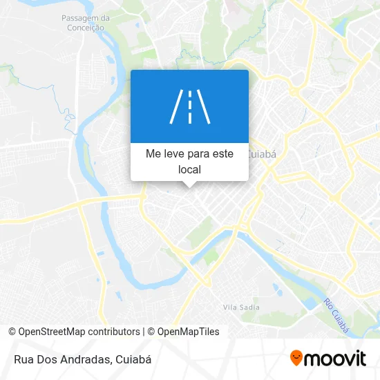 Rua Dos Andradas mapa