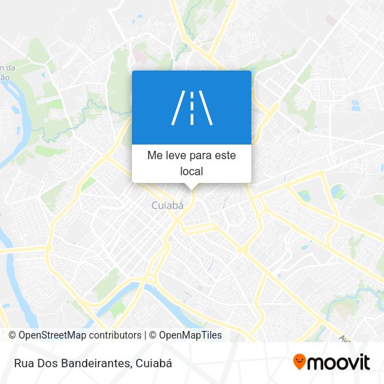 Rua Dos Bandeirantes mapa