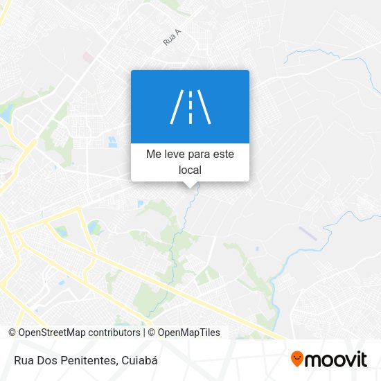 Rua Dos Penitentes mapa