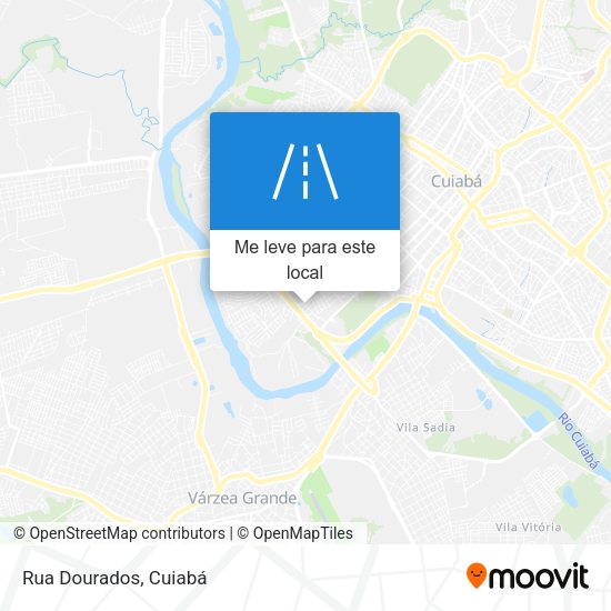 Rua Dourados mapa