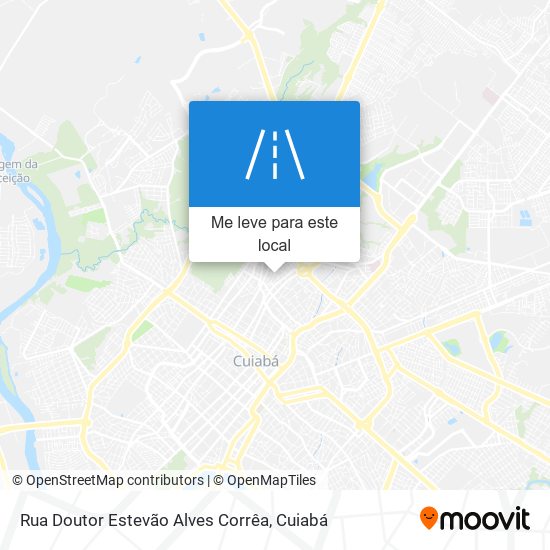 Rua Doutor Estevão Alves Corrêa mapa