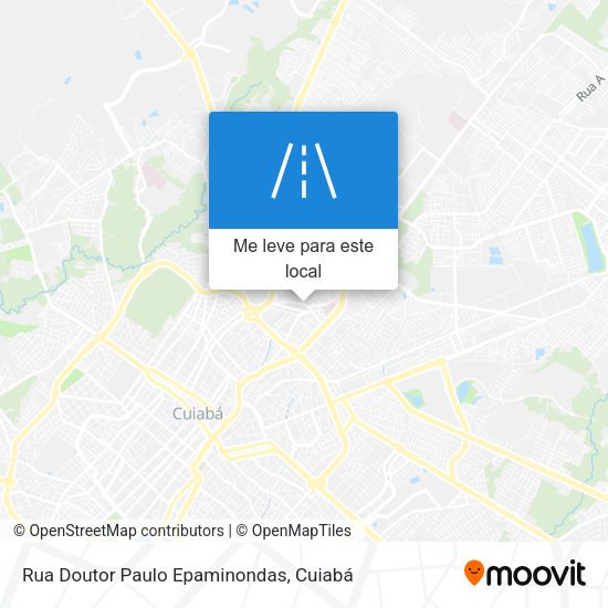 Rua Doutor Paulo Epaminondas mapa