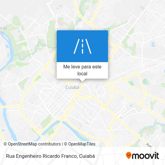 Rua Engenheiro Ricardo Franco mapa