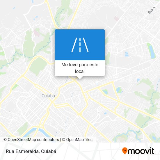 Rua Esmeralda mapa