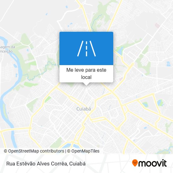 Rua Estêvão Alves Corrêa mapa