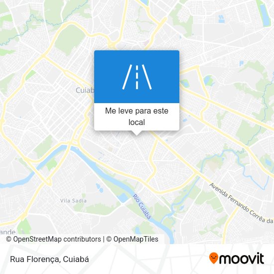 Rua Florença mapa