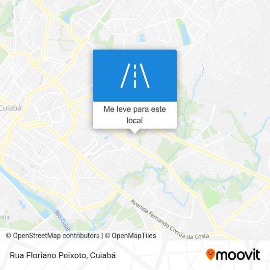 Rua Floriano Peixoto mapa