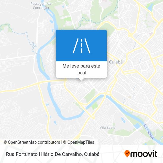 Rua Fortunato Hilário De Carvalho mapa
