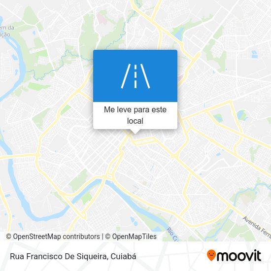 Rua Francisco De Siqueira mapa
