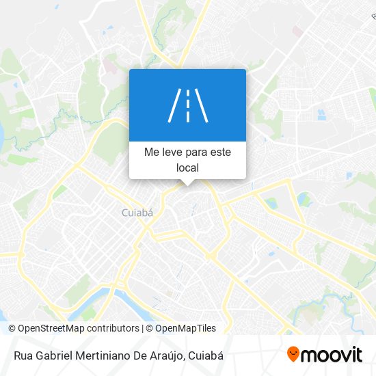 Rua Gabriel Mertiniano De Araújo mapa