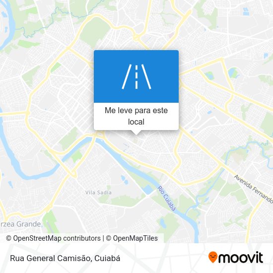 Rua General Camisão mapa