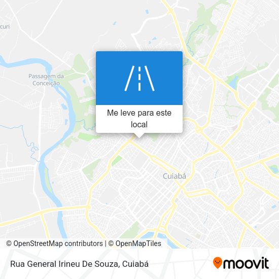 Rua General Irineu De Souza mapa