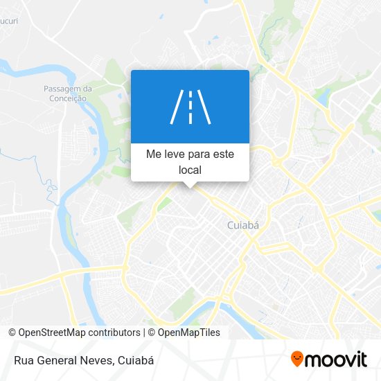Rua General Neves mapa