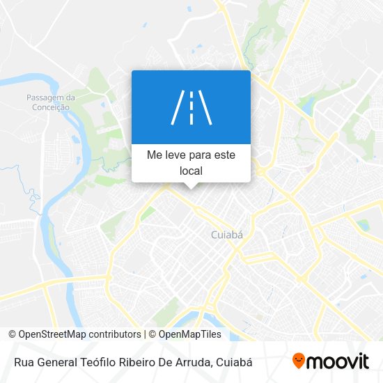 Rua General Teófilo Ribeiro De Arruda mapa