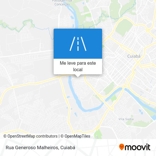 Rua Generoso Malheiros mapa
