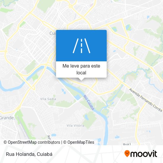 Rua Holanda mapa