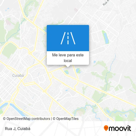 Rua J mapa
