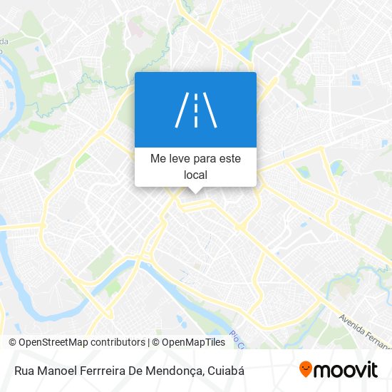 Rua Manoel Ferrreira De Mendonça mapa