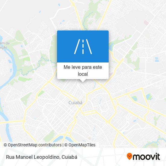 Rua Manoel Leopoldino mapa