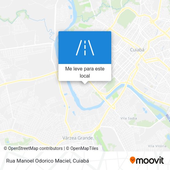 Rua Manoel Odorico Maciel mapa