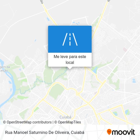 Rua Manoel Saturnino De Oliveira mapa