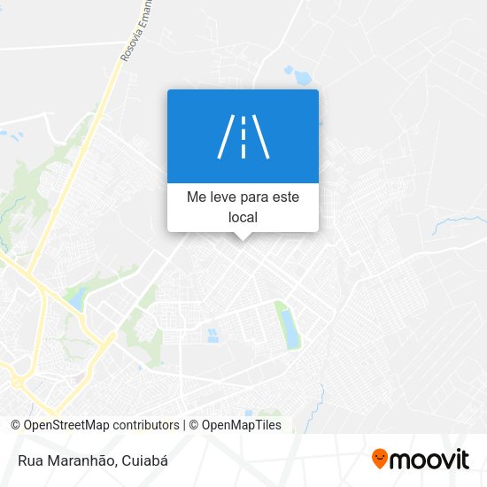 Rua Maranhão mapa
