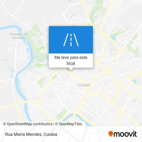 Rua Maria Mendes mapa
