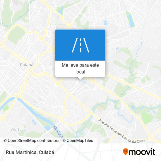 Rua Martinica mapa
