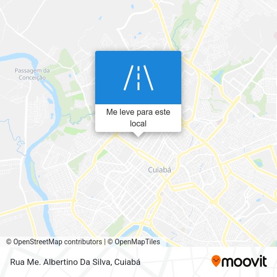 Rua Me. Albertino Da Silva mapa