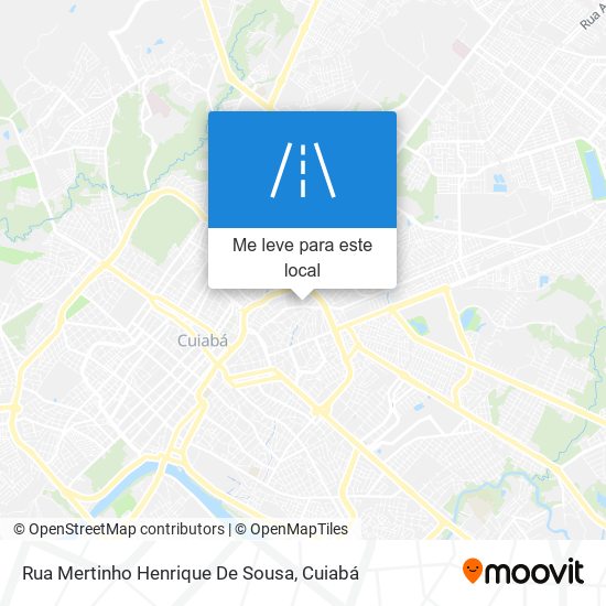 Rua Mertinho Henrique De Sousa mapa