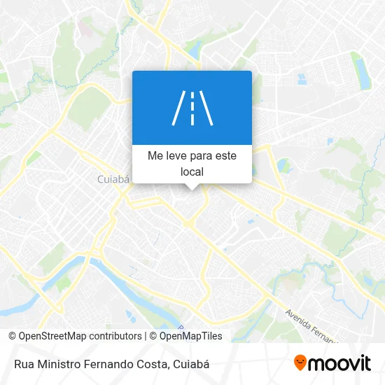 Rua Ministro Fernando Costa mapa