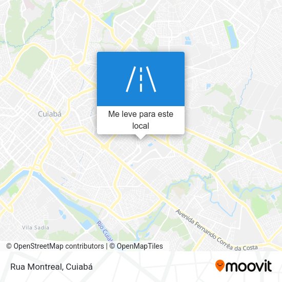 Rua Montreal mapa