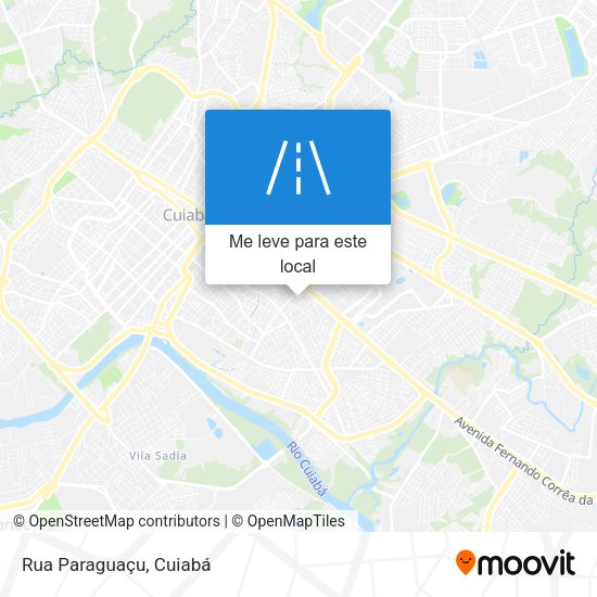 Rua Paraguaçu mapa