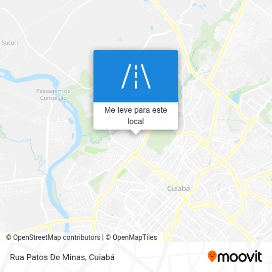 Rua Patos De Minas mapa