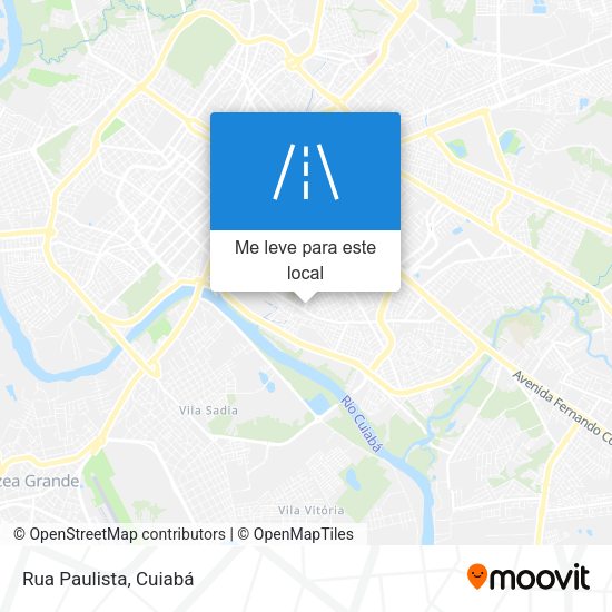 Rua Paulista mapa