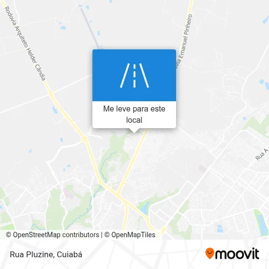 Rua Pluzine mapa